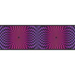   And Purple Funky Optics Border Sample WC1285044S 