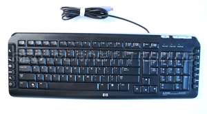 HP KB 0630 103 Key PS/2 Multimedia Keyboard 5188 6077  