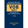 VOB Teile A und B Vergabe  und Vertragsordnung für Bauleistungen mit 