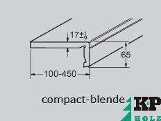 WERZALIT Kunststofffenster FENSTERBANK Compact Blende  