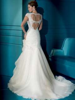 mermaid custom bridal wedding evening dress gown prom ball backless 