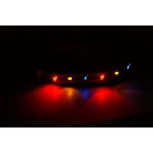 Leuchtendes Hundegeschirr LED Violett Gr. S  27 40cm 