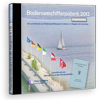 Lernsoftware Bodensee, Schifferpatent A / D / Hochrhein  