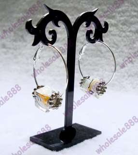 wholesale 12pairs lampwork glass beads Earrings Free~~  