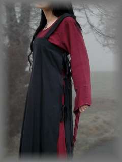 Mittelalter Kleid + Surcot Überkleid Keltisch Hochmittelalter Larp L 