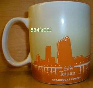 2008 STARBUCKS 16oz TAIWAN TAINAN CITY MUG CUP NEW  