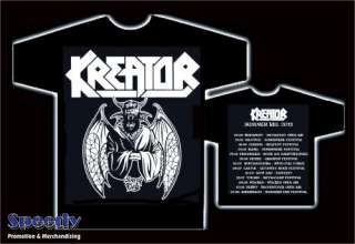 KREATOR T shirt SON OF EVIL / TOUR 2011, schwarz, Größe L, Thrash 