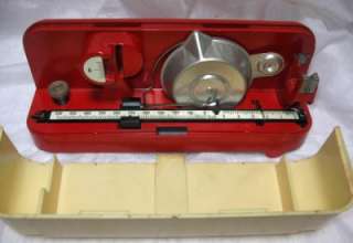 OHAUS 505 Reloading Scale, Powder Scale, Red & White, Vintage  