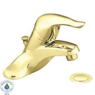 Chateau 4 in. Single Handle Lavatory Faucet in Polished Brass L4621P 