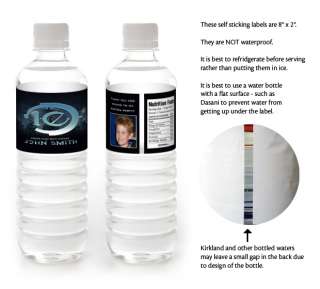 HALO 3 Birthday Party Favors WATER BOTTLE LABELS  