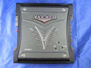 Kicker ZX400.1 400W ZX Series Class D Mono Amplifier  