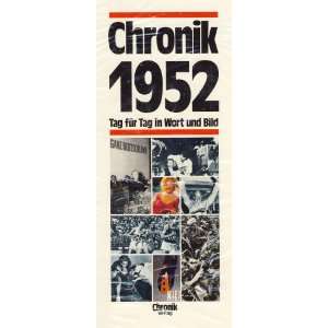 Chronik 1952  Bücher