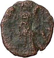 THEODOSIUS II 423AD Authentic Genuine Ancient Roman Coin VICTORY 