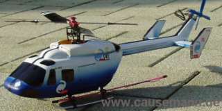 Bk117 / EC145 Rumpf für 330er RC Hubschrauber  