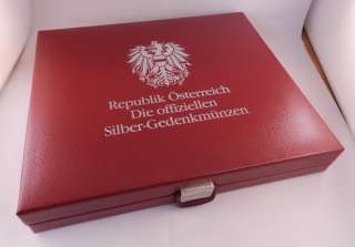   Silber Gedenkmünzen der Republik Österreich   1200 Gramm  
