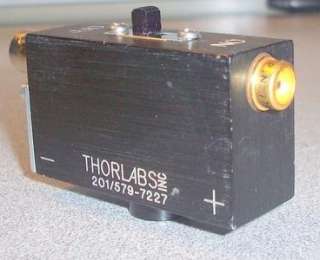 Thorlabs Fast Photodiode 201/579 7227 Silicon Photo Diode Detector 