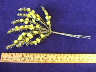 Vintage Millinery Flower Hat Doll Heather Y70 Yellow  