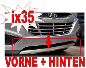 Hyundai ix35 Unterfahrschutz Vorne Hinten + Befestigung  