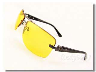Gun Polarized Aviator Night Vision Driving Glasses Reduce Glare PP8836 