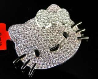   FINISH HELLO KITTY DIAMOND FASHION SLIDE PENDANT CHARM 1.50 CT  