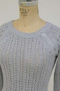 AMERICAN EAGLE OUTFITTERS BOHO CHIC BLUE SWEATER XSMALL  