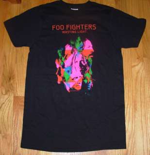 FOO FIGHTERS Black Shirt WASTING LIGHT album Art many sizes  