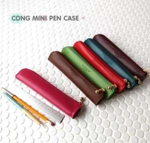 Indigo Cong Mini Slim Pencil Case  