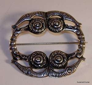   Silver Celtic Brooch Iain MacCormick after Alexander Ritchie  