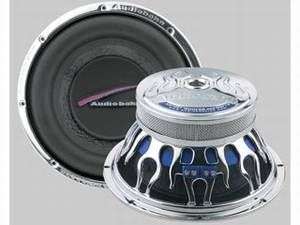 Audiobahn AW1251T 30cm Subwoofer AW 1251T Chrom Sub  