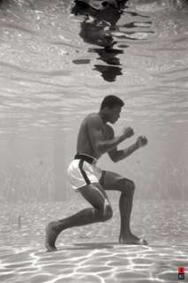 Muhammad Ali UNDERWATER (Miami 1961) Boxing Poster  