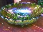   Oval Carnival Glass Fruit Bowl Amber Purple Blue Marigold Indiana