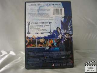 Coraline (DVD, 2009, Includes 3 D version) 025195016445  