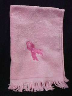 Pink Golf Hand Towel Pink Ribbon Breast Cancer NWT  