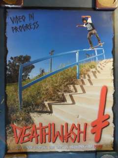 Jim Greco 2 Sided Skateboard Poster Death Wish Merchandise  