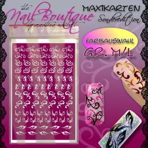 the Nail Boutique   Maxikarte Nailsticker   Nr.01  