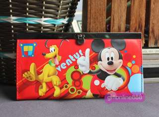 New Mickey Minnie Mouse purse long wallet card bag M105  