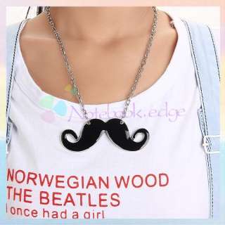   BEARD MUSTACHE PENDANT NECKLACE CHAIN Kid Child Xmas Gift Party  