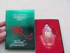 GORHAM CRYSTAL ANNUAL FLAT ORNAMENT 1988 DOVE NIB