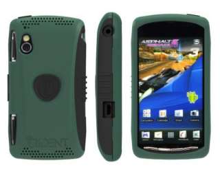 TRIDENT Aegis GREEN Skin + Hard Case HYBRID Cover for Sony XPERIA PLAY 