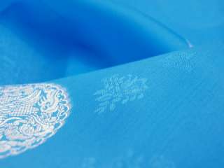 Yd Sheer MS Fabric Light Blue Korean Costume 22 Wide  