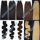   150CM Wide REMY WEFT Human Hair Extensions100g&Multiple color/texture