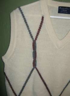 80s Sweater Vest by Arrow Golf Country Club L Preppy  