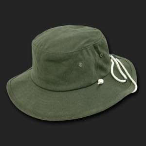 Olive Green Outback Style Boonie Bucket Hat Hats L/XL  