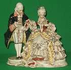 Vintage Porcelain Marked Germany Colonial Couple MINT