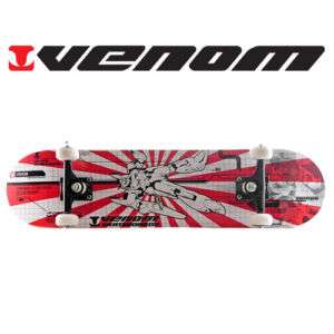 Venom Mecha Complete Skateboard ABEC 9 NEW – Red  