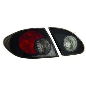 Anzo USA 211100 Black Taillights Assembly   (Sold in Pairs)
