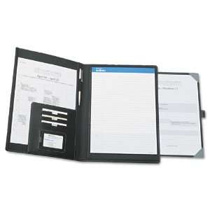  AT A GLANCE Padfolio w/Perforated Legal Pad, Black Office 
