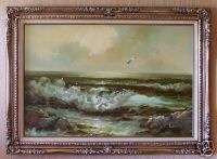 KARL NEUMANN   Oil Painting Seascape Vintage  