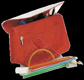 One Direction Personalised Pencil case. Red design. Red or black case 