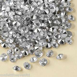 1150 6mm Diamond DiamanteCrystal Wedding Table Confetti  